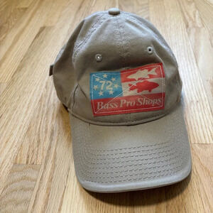 Bass Pro Shops 100% Cotton Gone Fishing Hat Baseball  Cap